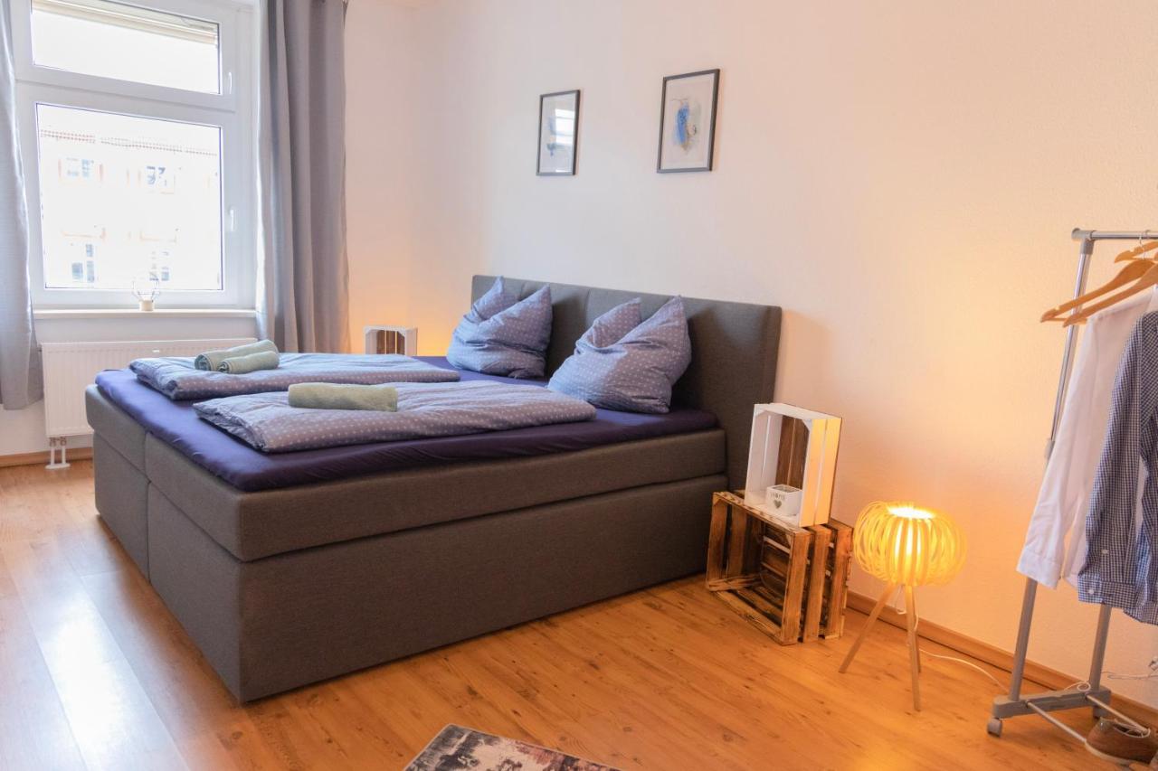 Blue Chili 01 - Top City Lage Am Hbhf Boxspringbett Bis 4 Pers Magdeburg Bagian luar foto